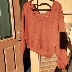 Out from Under, just like Free People style long sleeve gause top